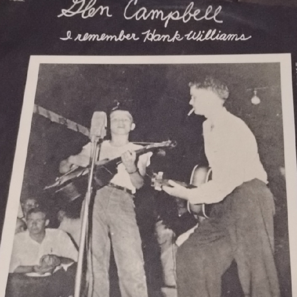 Glen Campbell 'I Remember Hank Williams' Vinyl Record